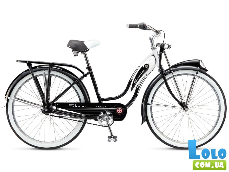 Велосипед двухколесный Schwinn Classic Deluxe 7 Women 26" 2015 SKD-39-77 (черный)