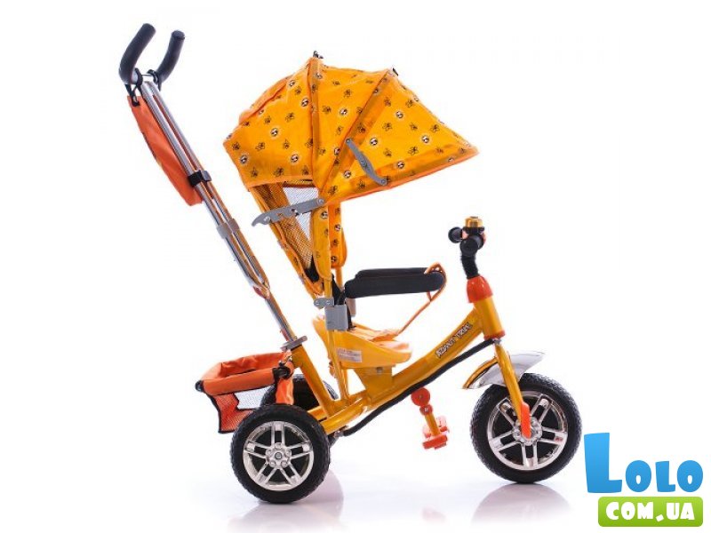 Велосипед трехколесный Azimut, желтый