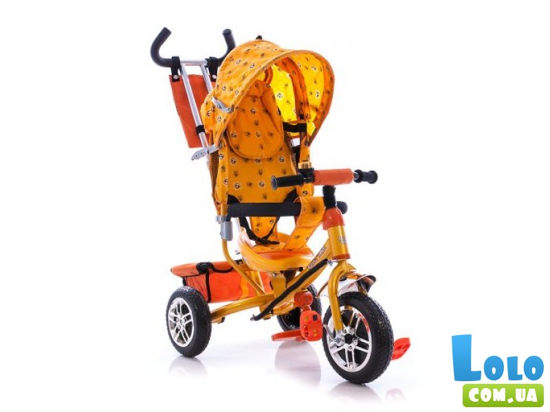 Велосипед трехколесный Azimut, желтый