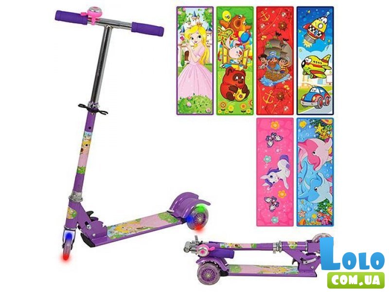 Самокат трехколесный Profi Trike BB 3-010 (серый)