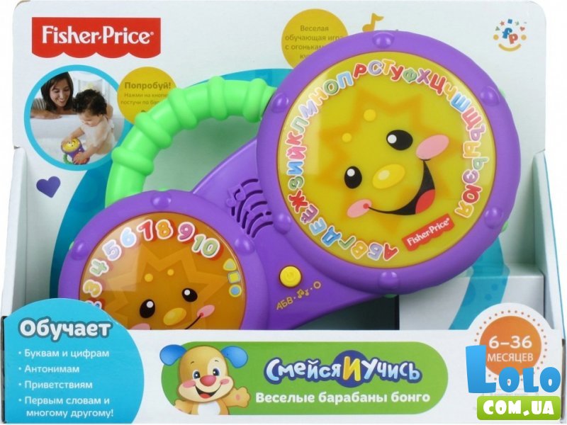 Интерактивная игрушка Fisher-Price "Бонго" (BCD62)
