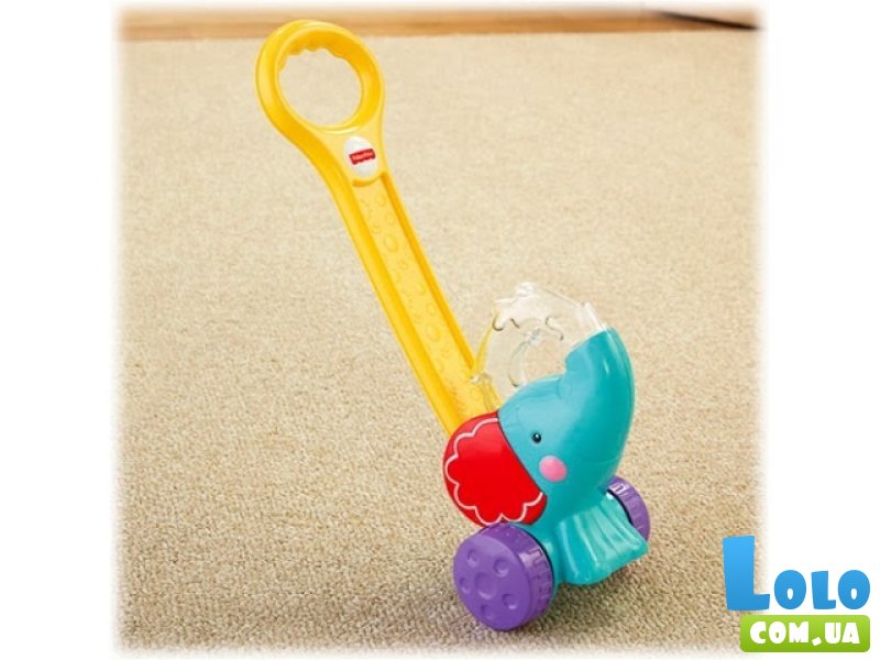 Интерактивная игрушка-каталка Fisher-Price "Слоненок" (Y8651)