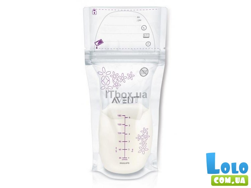 Пакеты Philips Avent для хранения грудного молока 25 х 180 мл (SCF603/25) 