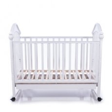 Кроватка Baby Care BC-419BC (белая), ламель