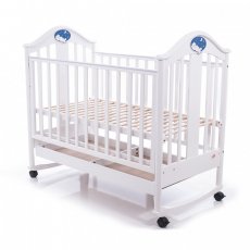 Кроватка Baby Care BC-433M 9001630 (белая), ламель