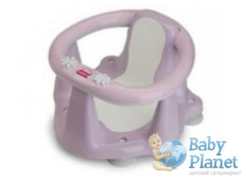 Сидение для ванной Baby Ok Flipper Evolution 37990035/55 (розовое), с термодатчиком