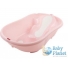 Ванночка для купания Baby Ok Onda Evolution 38080035/55 (розовая), с термодатчиком