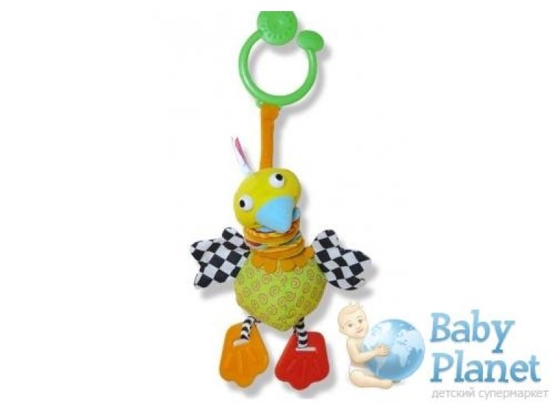 Вибрирующая игрушка-подвеска Biba Toys "Счастливая птичка" (075GD)