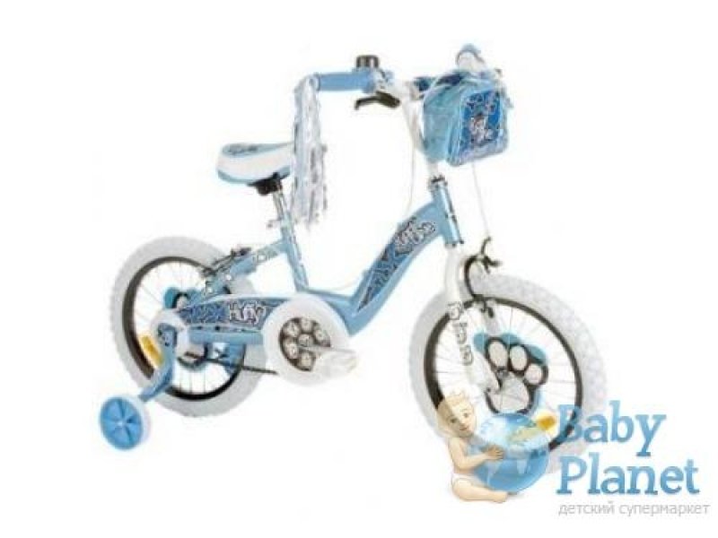 Велосипед двухколесный Huffy Topaz Bike 16 (синий с белым)