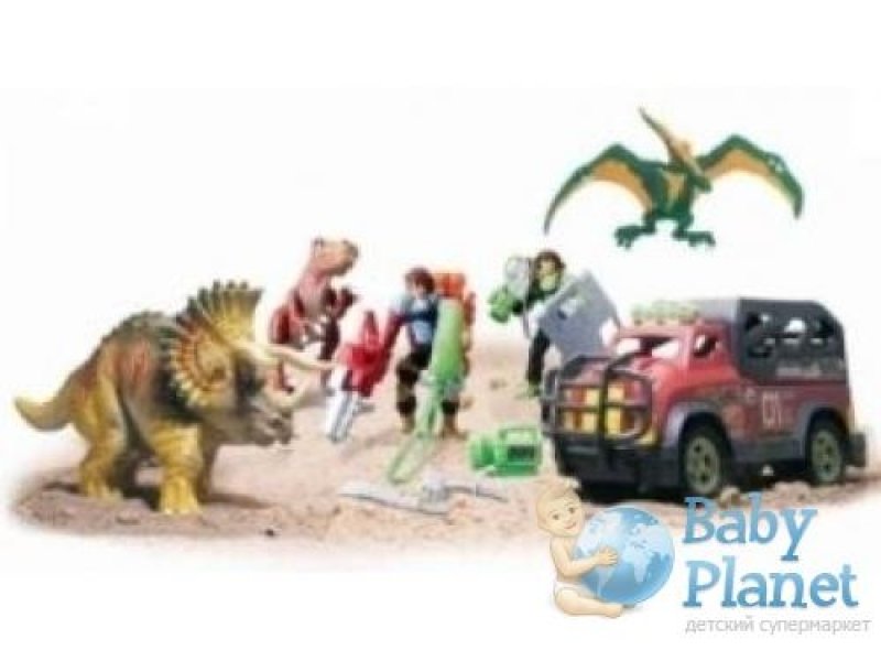 Игровой набор Keenway "Динозавры", серия "Животные. Присмотр и спасение"