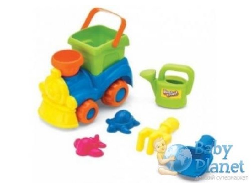 Набор для песочницы Keenway "Поезд трансформер"