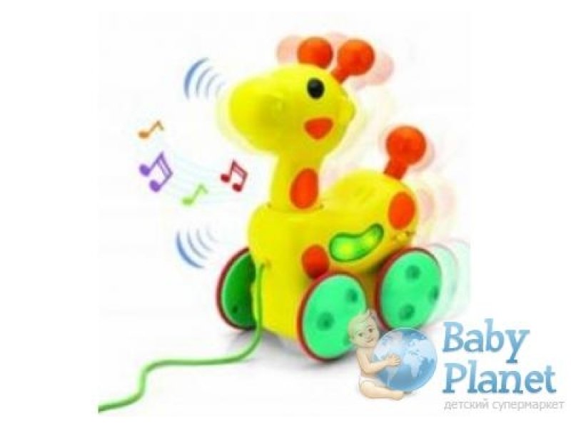 Музыкальная каталка Keenway "Весёлый жираф" (31517)