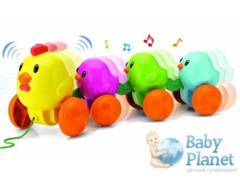 Музыкальная каталка Keenway "Цыплята на прогулке" (31518)