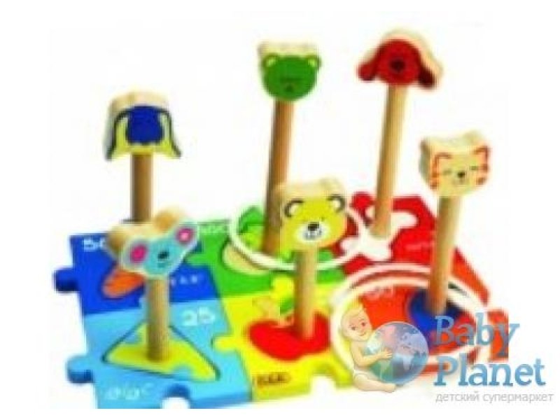 Игра-пазл с кольцами K's kids "Патрик и друзья"