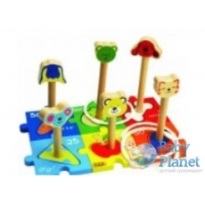 Игра-пазл с кольцами K's kids "Патрик и друзья"