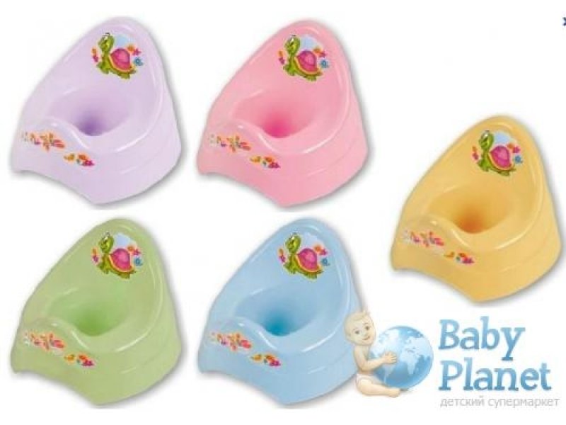 Горшок Maltex "Черепашка" ZL-001 IML (в ассортименте)