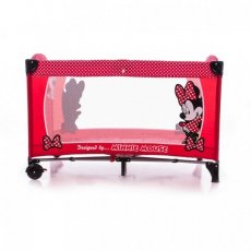 Кроватка-манеж Bambi Minnie Mouse М 1706 (красная)
