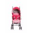 Прогулочная коляска-трость Geoby D208R-W3QR (красная с розовым)