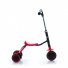 Самокат скутер-трицикл 2 в 1 Geoby SC800 - L002, красный
