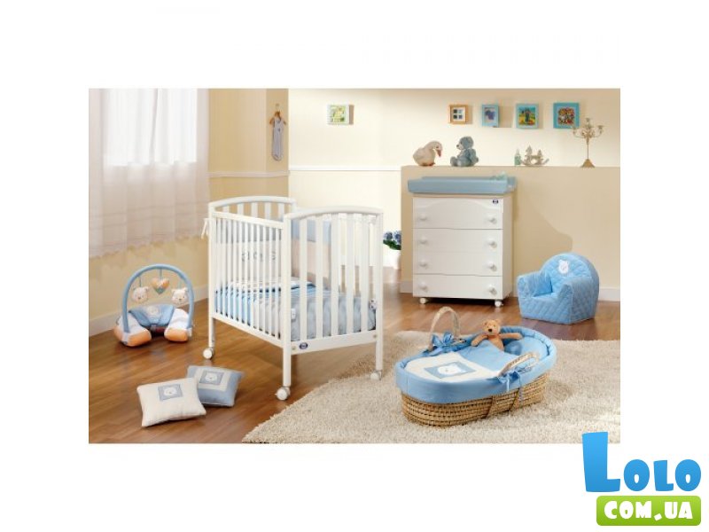 Комод-пеленатор с ванночкой Pali Four, White