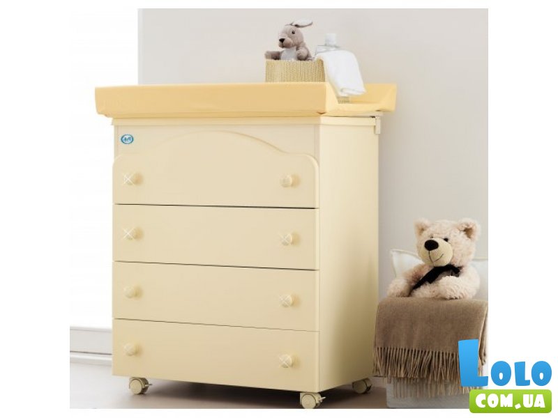 Комод-пеленатор с ванночкой Pali Four, Magnolia