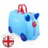 Детский дорожный чемоданчик Trunki George, голубой