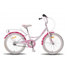 Велосипед 20" PRIDE SANDY 2015, бело-розовый глянцевый