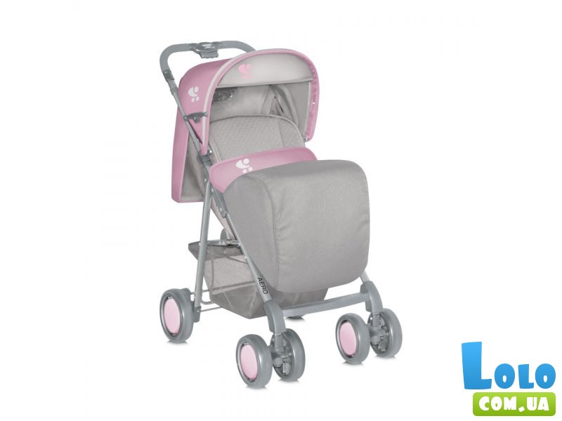 Bertoni Aero + Footcover Gray&Pink, серый/розовый