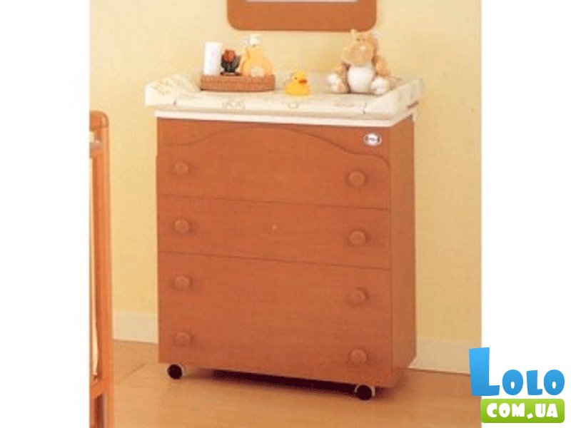 Комод-пеленатор с ванночкой Pali Four, Honey Cherry