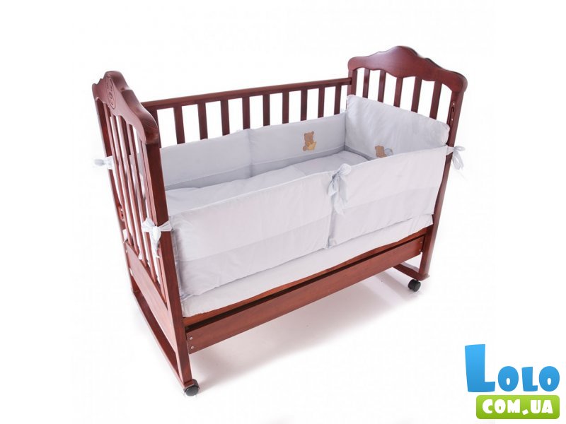 Постельный комплект Feretti Sleepy bear blue антибактериальный, голубой