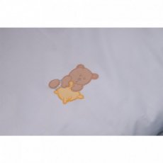 Постельный комплект Feretti Sleepy bear blue антибактериальный, голубой