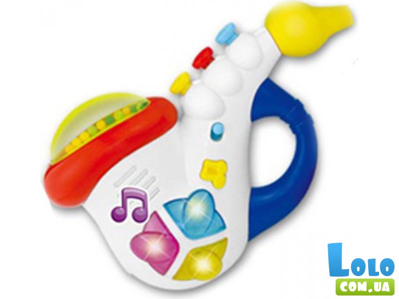 Развивающая игрушка S+S Toys "Музыкальная дудка-саксофон"