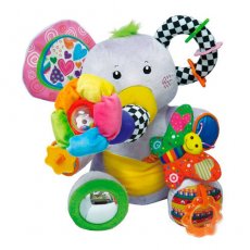 Развивающая игрушка "Занятой Слонёнок", Biba Toys