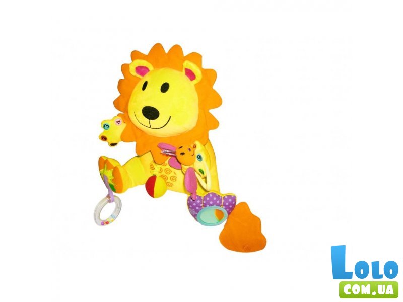 Детская развивающая игрушка "Занятой львенок" Biba Toys