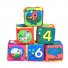 Набор мягких развивающих кубиков "Учимся считать", Biba Toys