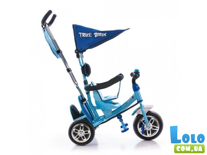 Велосипед трехколесный Azimut Angry Birds, синий