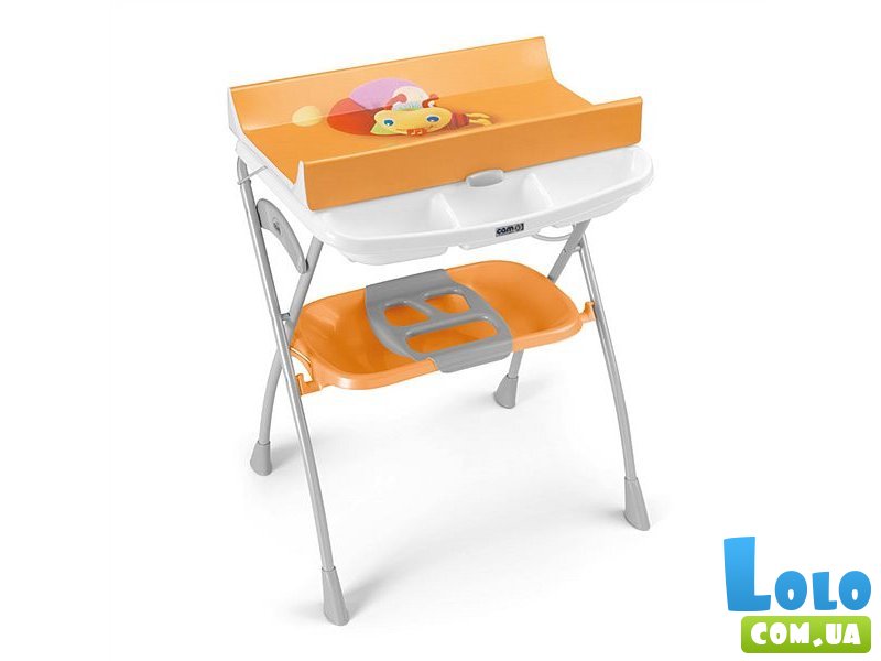 Пеленальный столик с ванной Cam Volare (оранжевый)