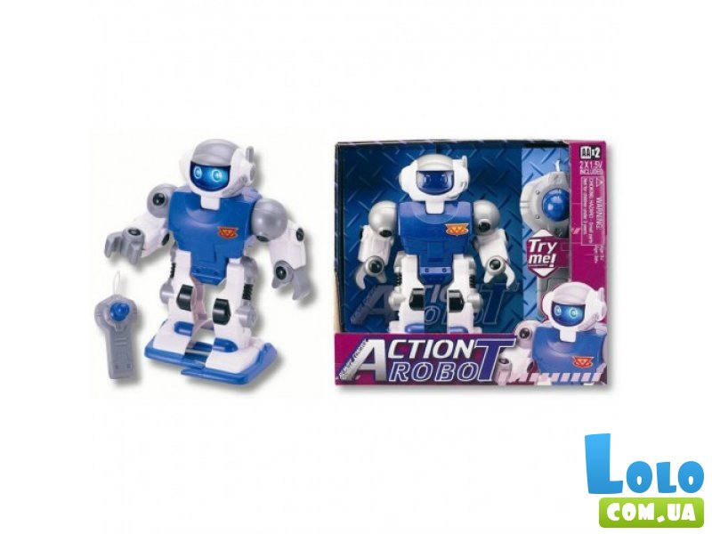 Интерактивная игрушка Keenway "Робот с пультом управления" (13401), синий