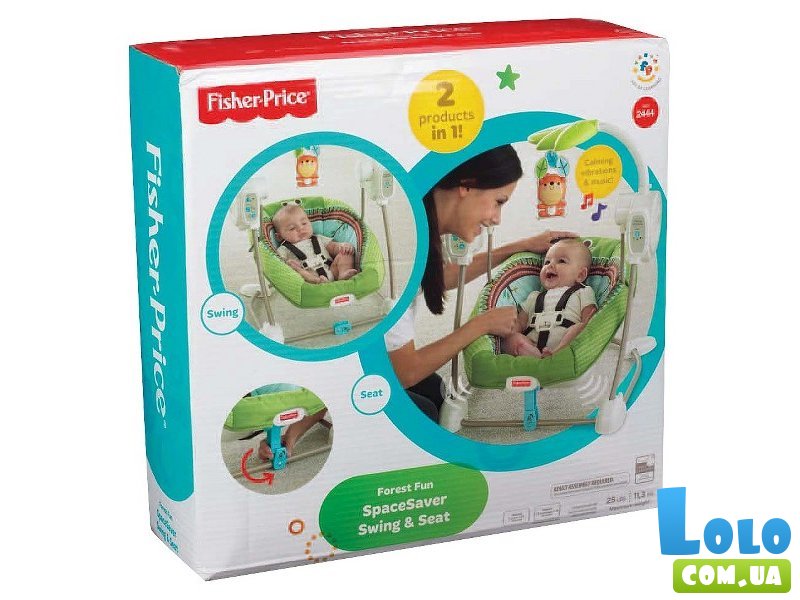 Кресло-качалка Fisher Price Forest Fun