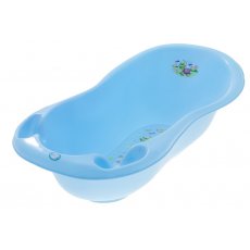 Ванночка Tega Baby "Счастливая Черепаха" 102см с термометром (голубая)