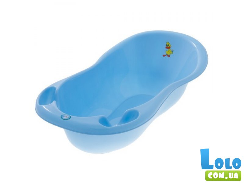 Ванночка Tega Baby "Уточка" 102 см со сливом (синяя)