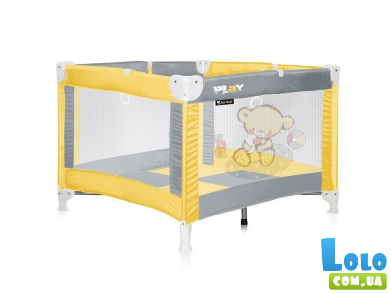 Кроватка-манеж Bertoni Play Yellow Bear