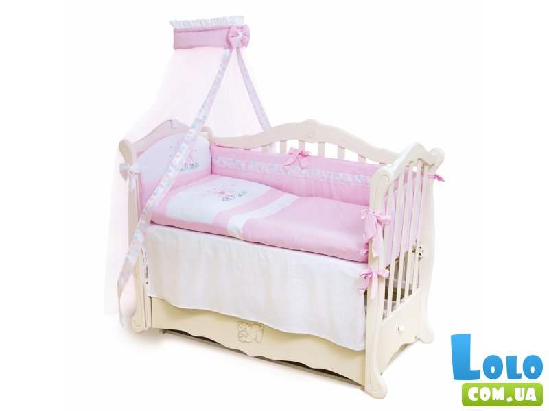 Детская постель Twins Evolution А-024 Kids (7 эл.) розовый