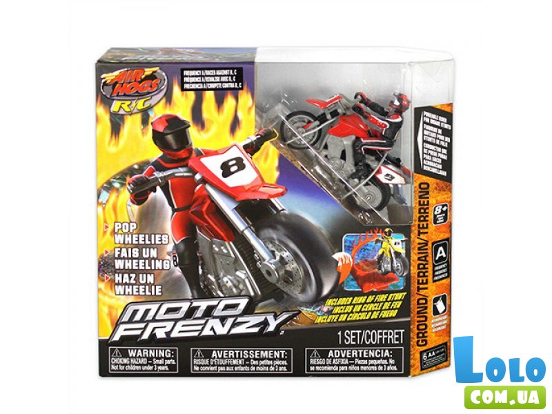 Микро мотоцикл Air Hogs Moto Frenzy Stunt Bike на радиоуправлении