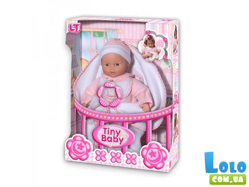 Пупс с мягким телом Tiny Baby в розовой одежде (98020-A)