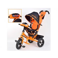 Велосипед трехколесный Azimut Lambortrike с фарой оранжевый