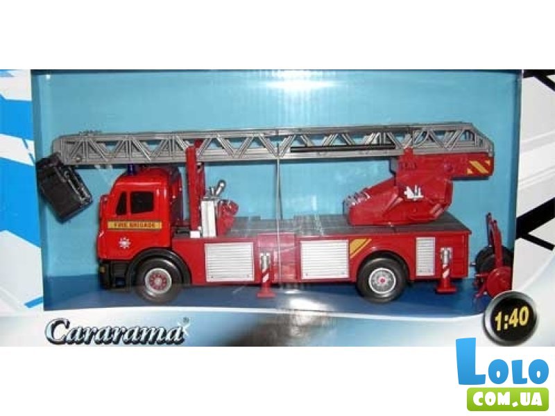 Автомодель Cararama 1:40 MB «Пожарный автомобиль с лестницей»