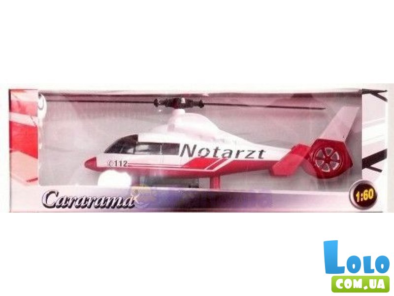 Модель вертолета CARARAMA «Спасатель пожарный», в масштабе 1:60, в ассортименте