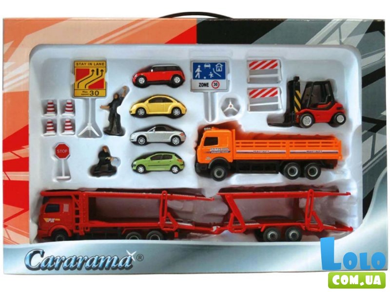 Набор игрушечный Cararama  «Автоперевозки 1:60», в ассортименте