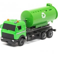 Набор Cararama Уборка города "2 мусоровоза + 2 прицепа +грузовик с цистерной"